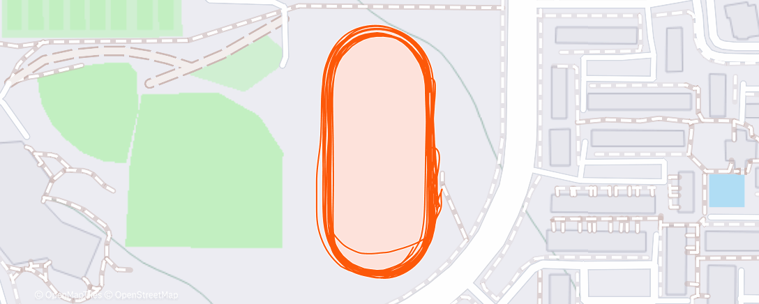 Map of the activity, Morning Run