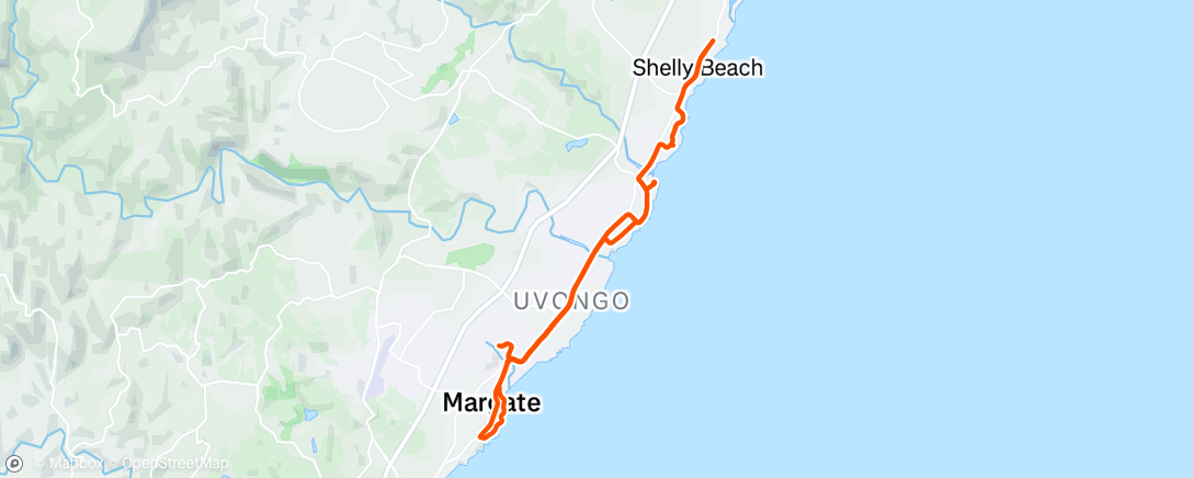 Map of the activity, Lunch Mountain Bike Ride