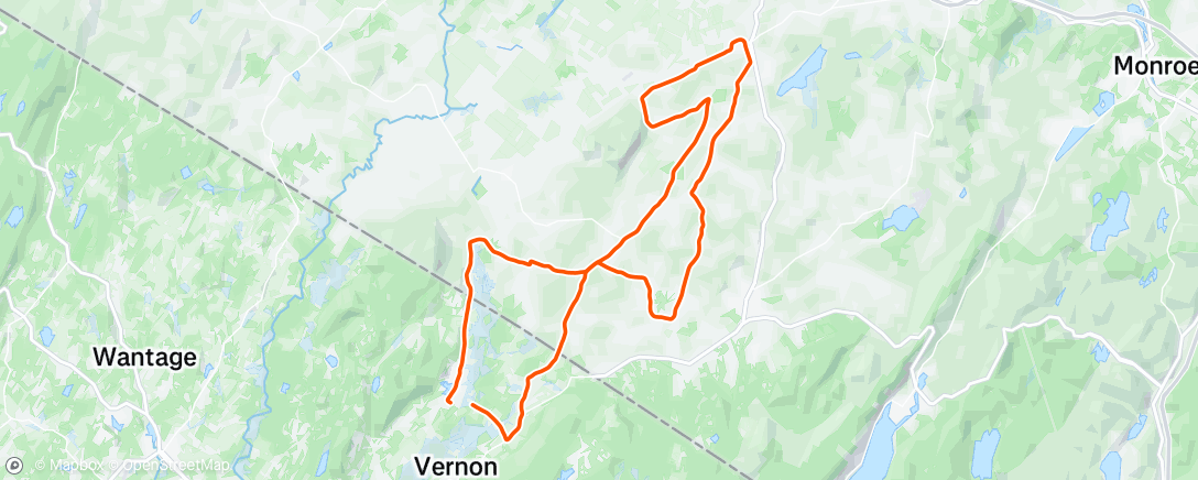 Map of the activity, With Dave