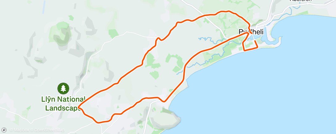 Map of the activity, Lunch Ride