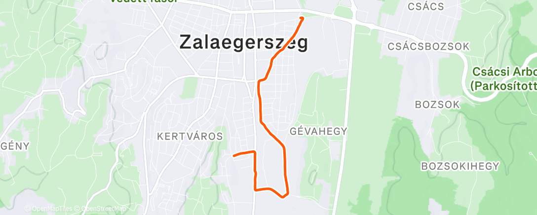 Map of the activity, 🔦 Run