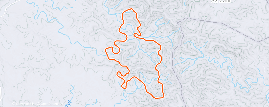 Map of the activity, MyWhoosh - Desert Pearls