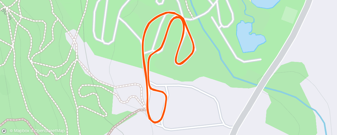 Map of the activity, Afternoon Mountain Bike Ride