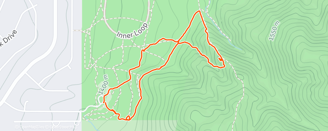 Map of the activity, Hidden Valley is my new fav place to explore 🖤