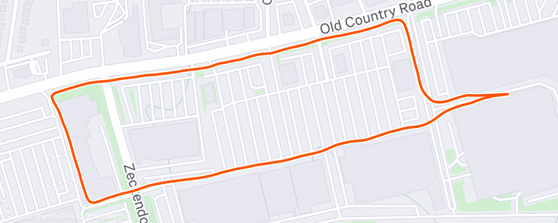 Карта физической активности (Night Run)