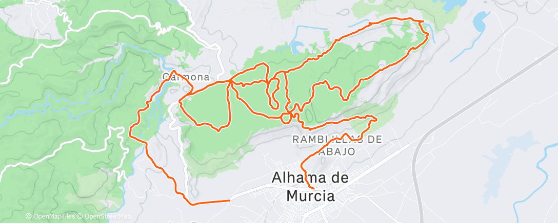 Map of the activity, Domingo milauteo