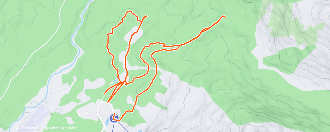 Map of the activity, Afternoon Ride