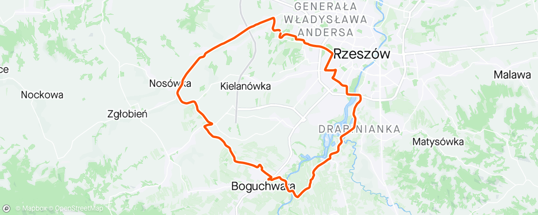 Mappa dell'attività Powrót do treningów 🙄