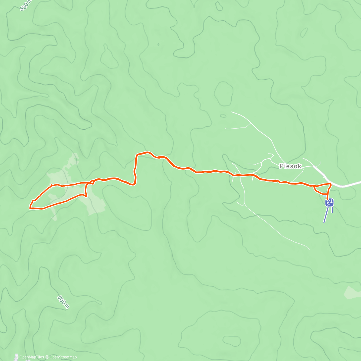 Карта физической активности (Morning Hike)