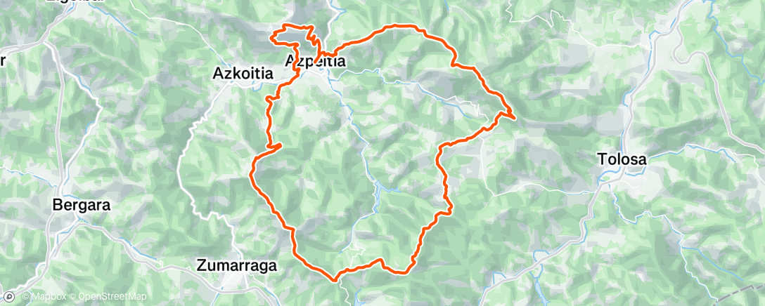 Map of the activity, Domusa 40M - 25° y 1° M45 - 40km bien, 20km de supervivencia y la última bajada disfrutando