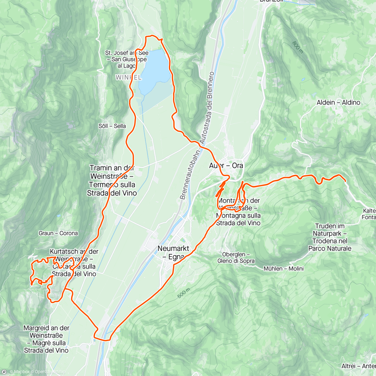 Map of the activity, Pre Alps 🥋