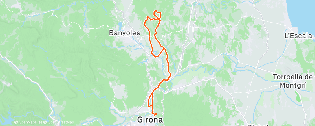 Mapa da atividade, mostly dry, but the mud is muddy