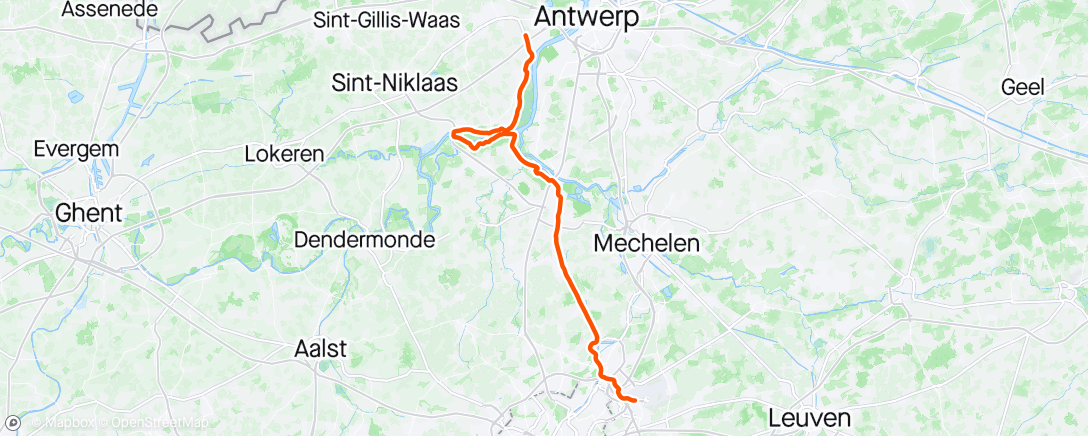 Map of the activity, Na de vlucht 🚴🏼‍♂️