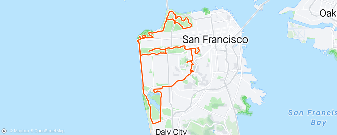 Mapa de la actividad, ELSM SF Miles