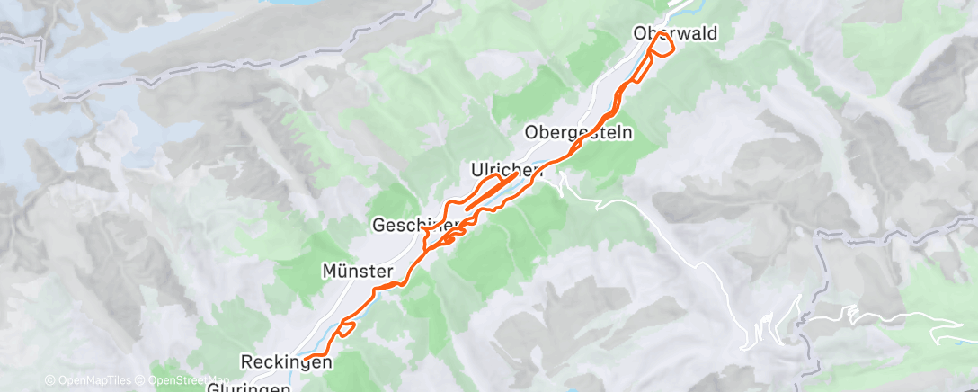 Карта физической активности (Lunch Nordic Ski)