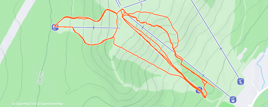 Карта физической активности (Morning Run)