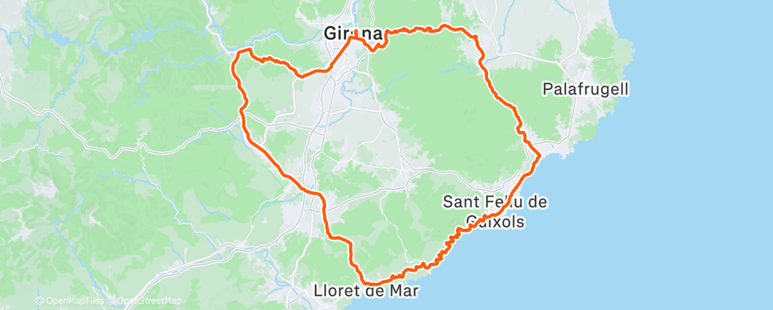 Carte de l'activité Morning Ride