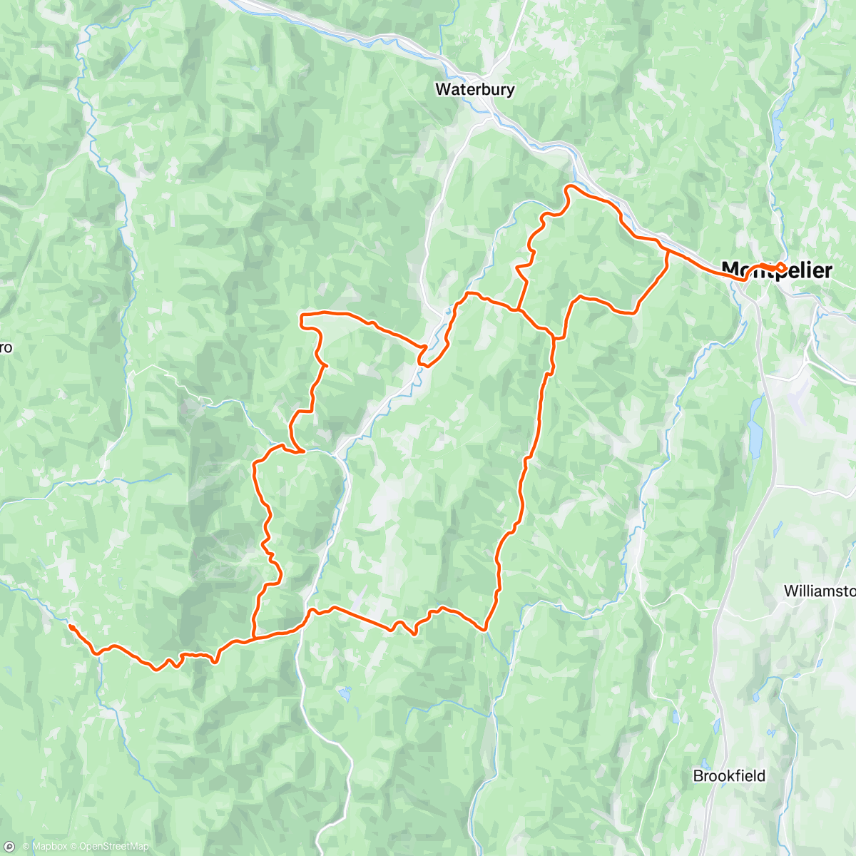 Map of the activity, Gravel and Gaps