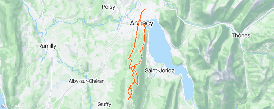 Map of the activity, Semnoz ACC