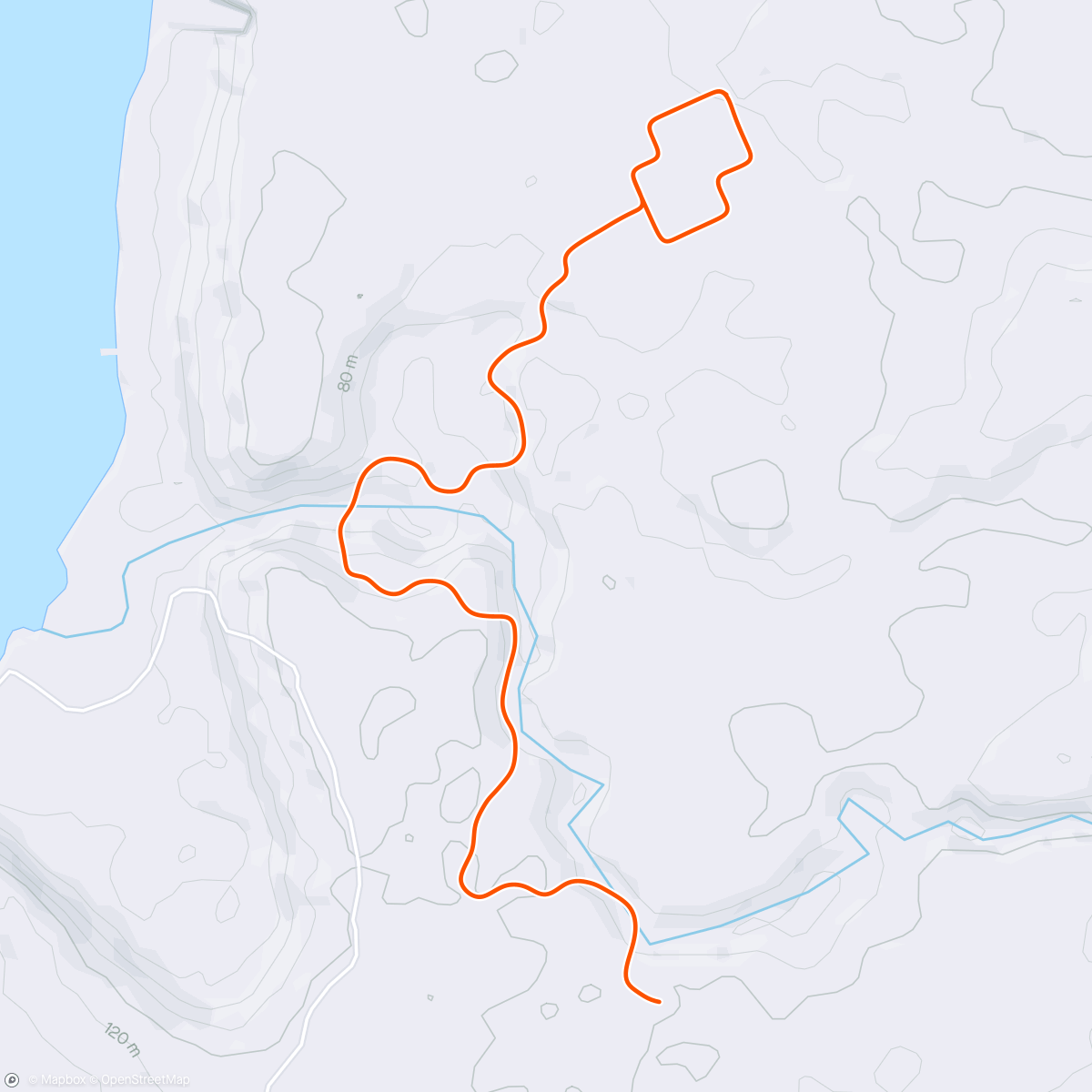 Map of the activity, Something, anything is better than nothing when it comes to riding.
