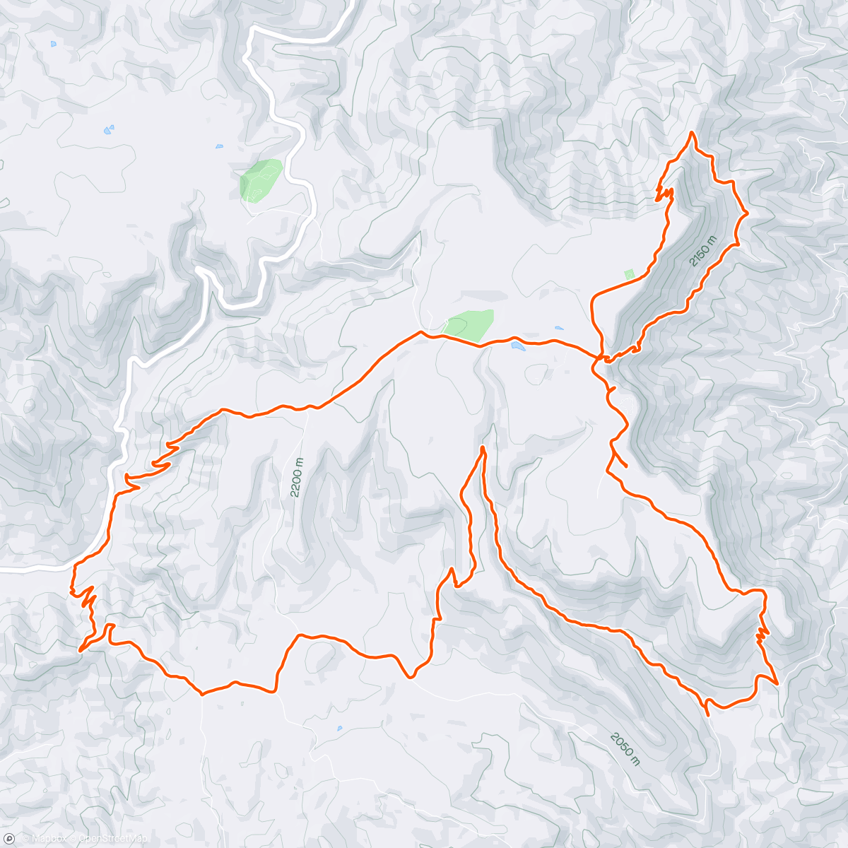 Mapa de la actividad (Tour de Mingus)