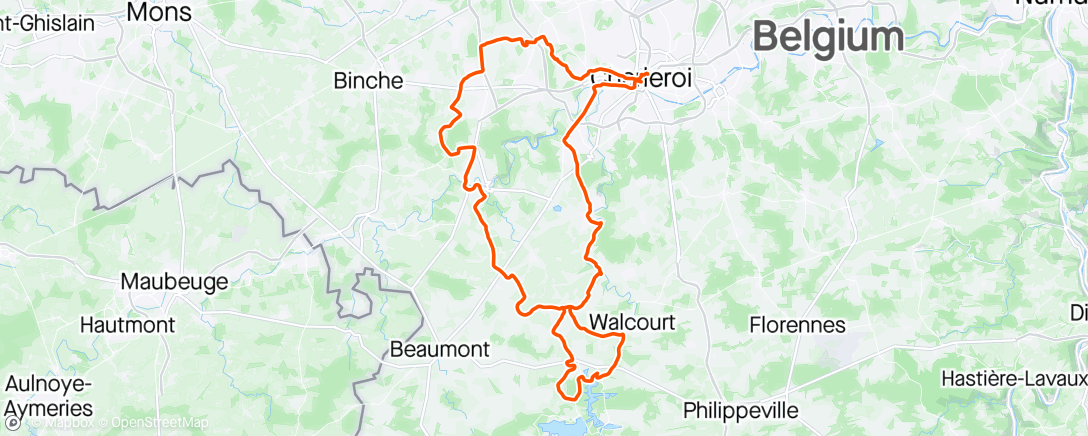 活动地图，Vélo du midi