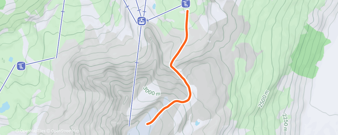 Карта физической активности (Sessione di sci alpino all’ora di pranzo)