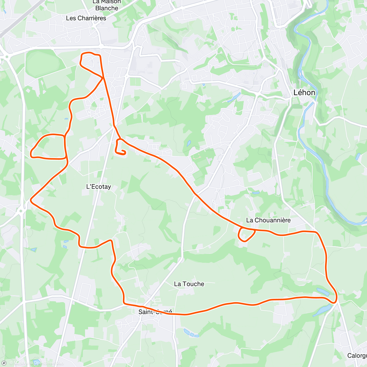 Map of the activity, Après un sacré week-end festif et productif😅 petite balade sous le ciel bleu☀️