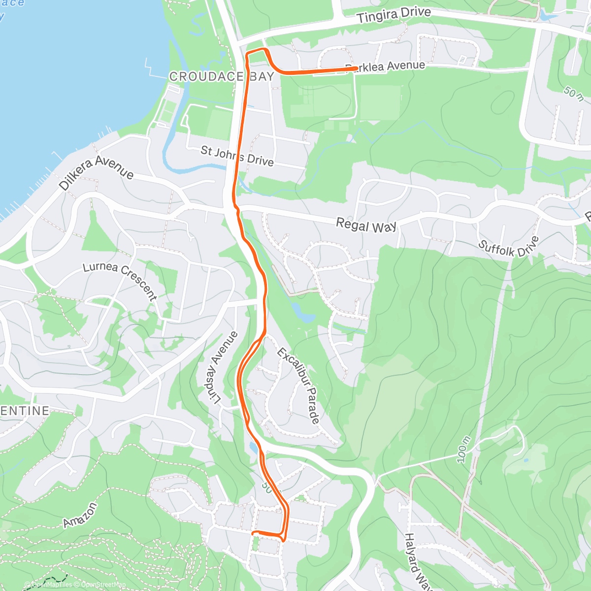 Map of the activity, Afternoon Valentine