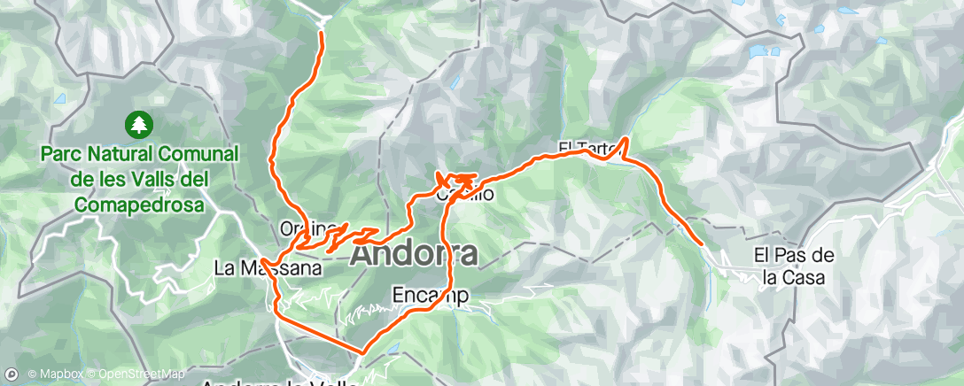 Map of the activity, ⛰️ ANDORRA ⛰️ - Día 2