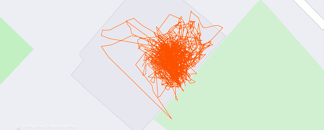 Map of the activity, Gymnastikball-Tennis