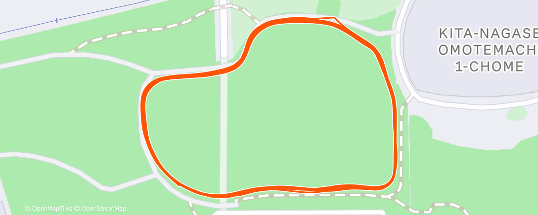 Map of the activity, 2025年走り納め🏃‍♀️