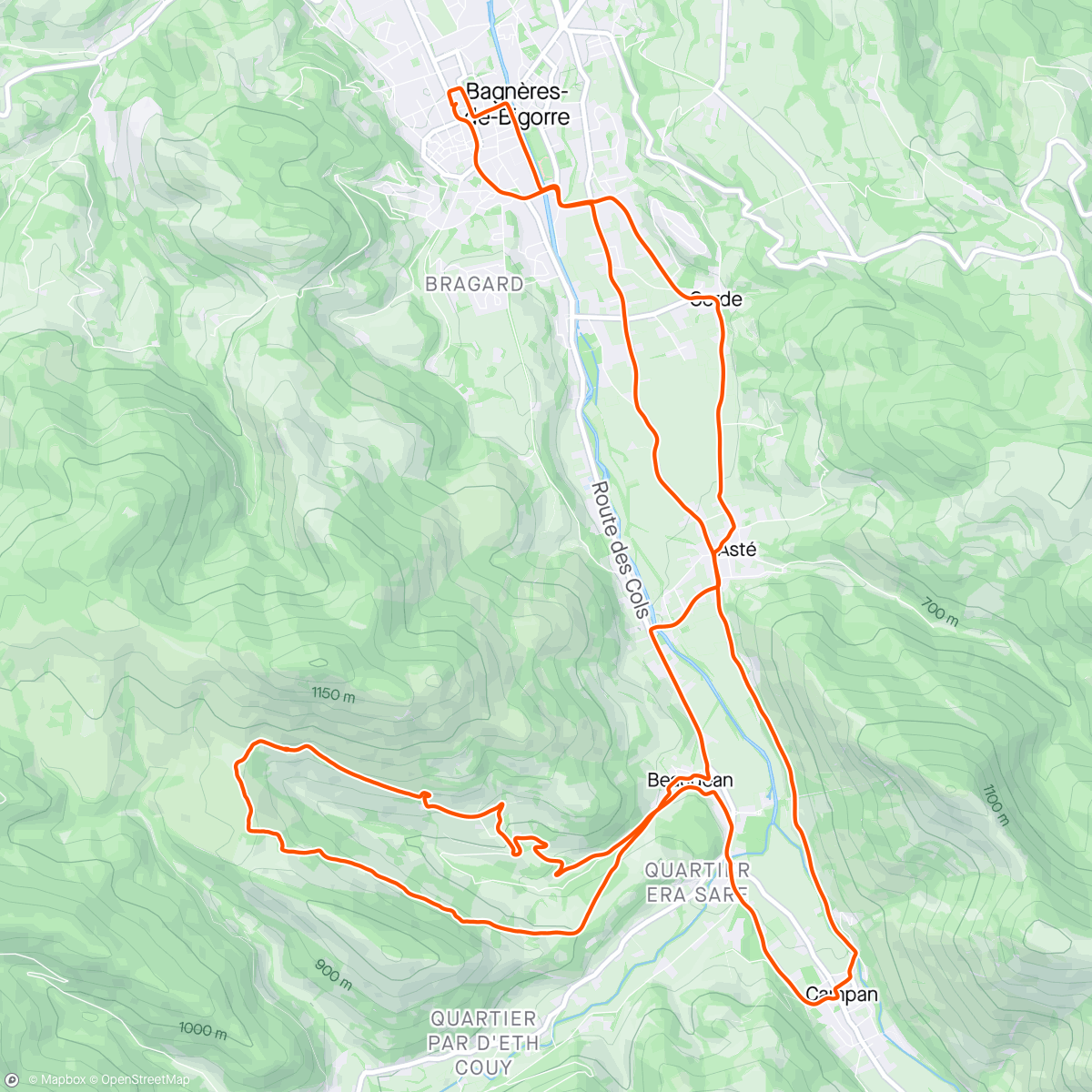 Map of the activity, Serris loop by ebike... not recommended