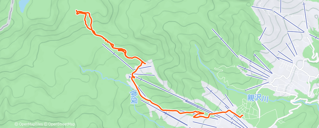 Mappa dell'attività Morning Backcountry Ski
