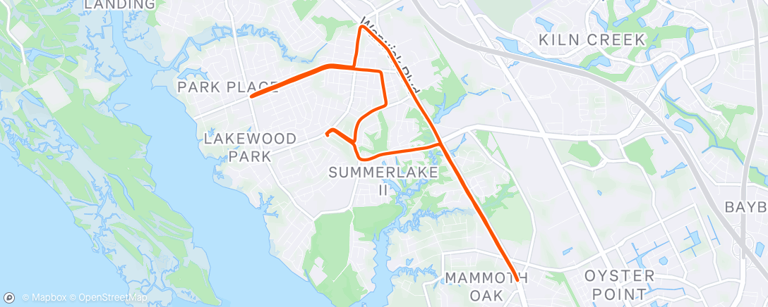 Peta aktivitas, Lunch Run