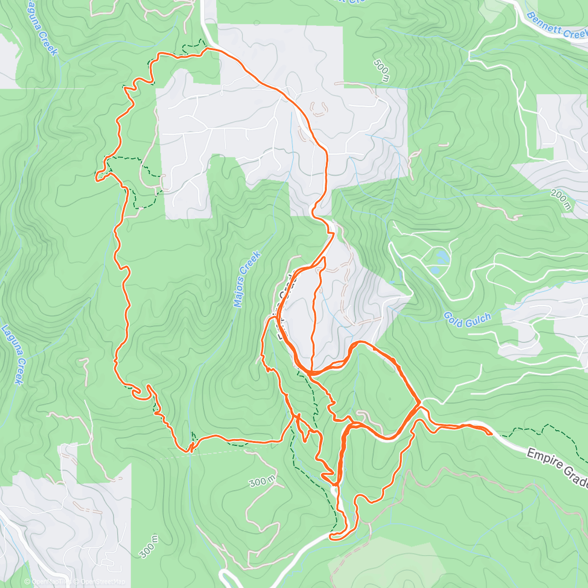 Map of the activity, Sunday shredfest ⚡️🚲🔋🪫