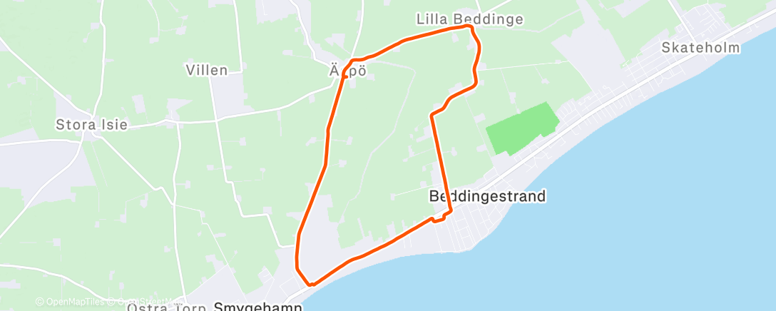 Map of the activity, Distanspass