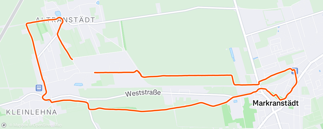 Mapa de la actividad (Lauf am Morgen)