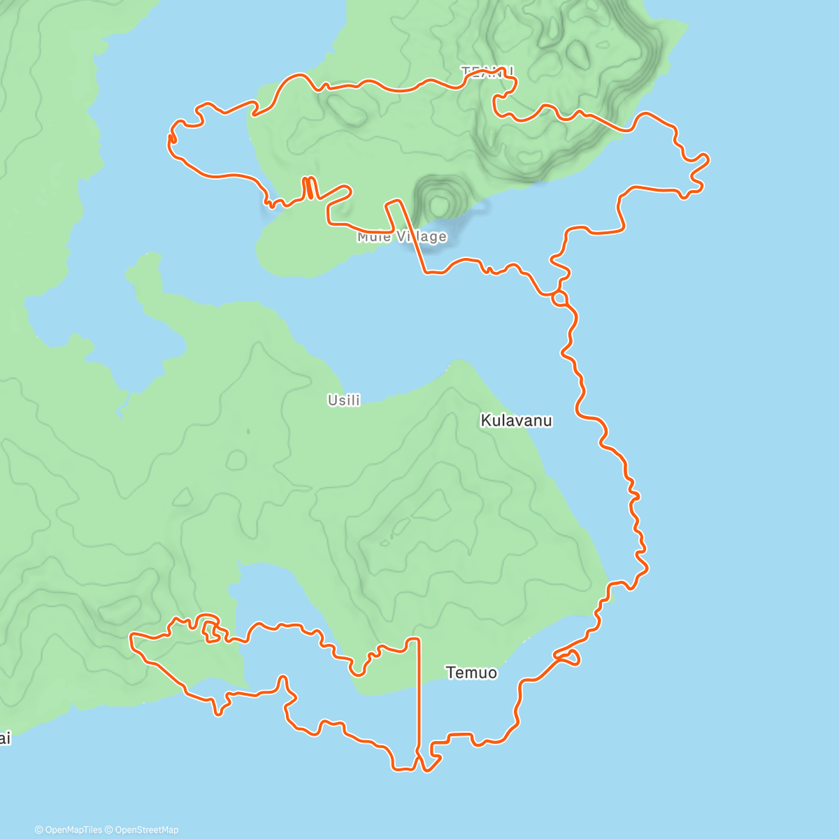 Map of the activity, Zwift - Navig8 in Watopia