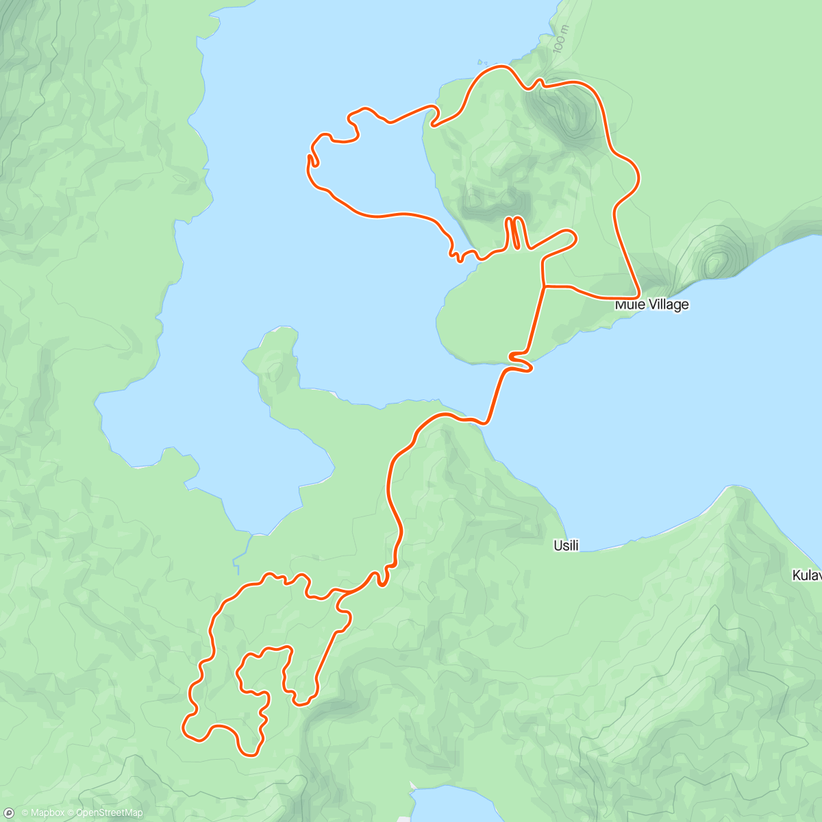 Map of the activity, Road to Ruins