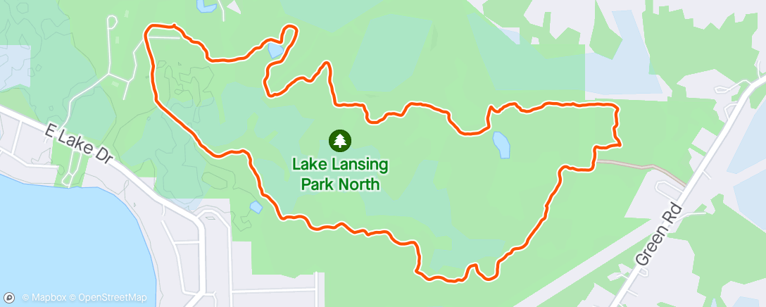 Map of the activity, Trail Trot 2024