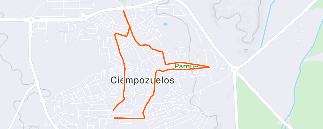 Карта физической активности (Morning Run)