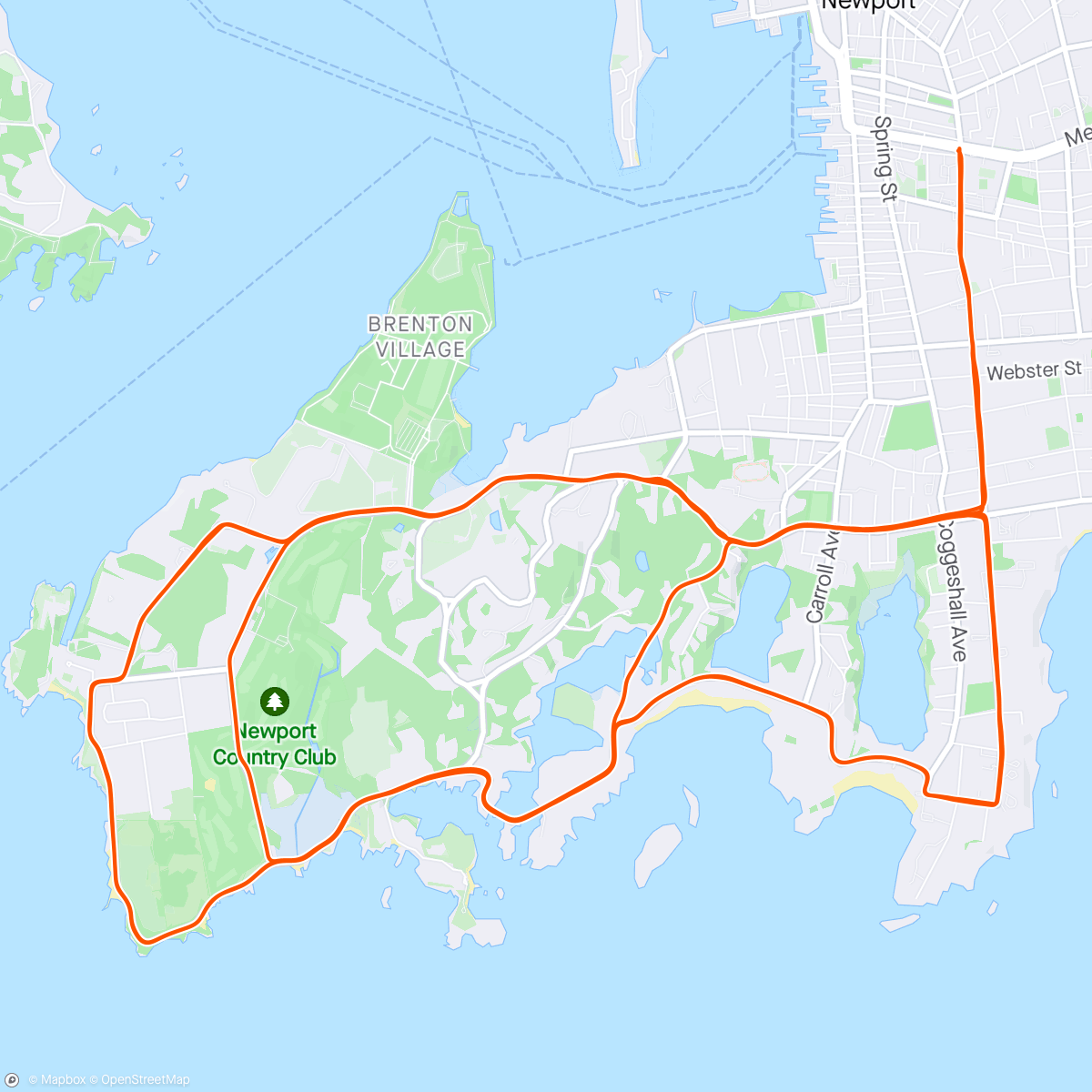 Map of the activity, Tuesday Conversational Laps 🌶️