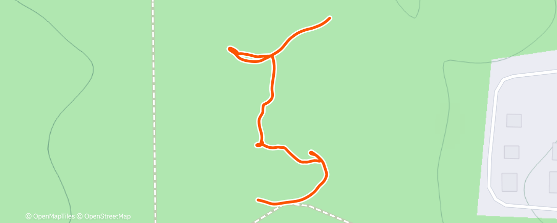 Map of the activity, Полуденный хайкинг