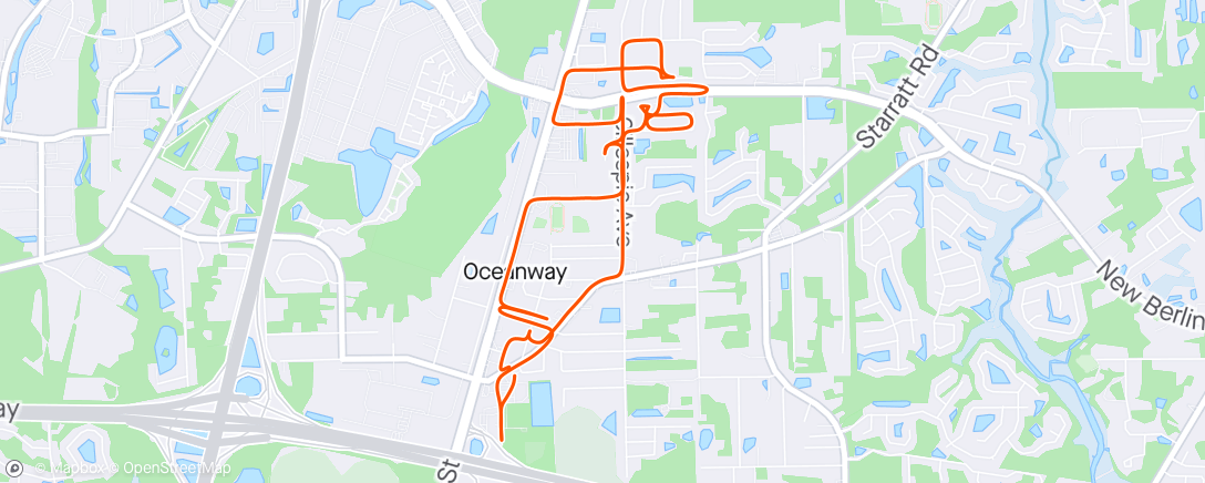 Map of the activity, Every Street - Oceanway