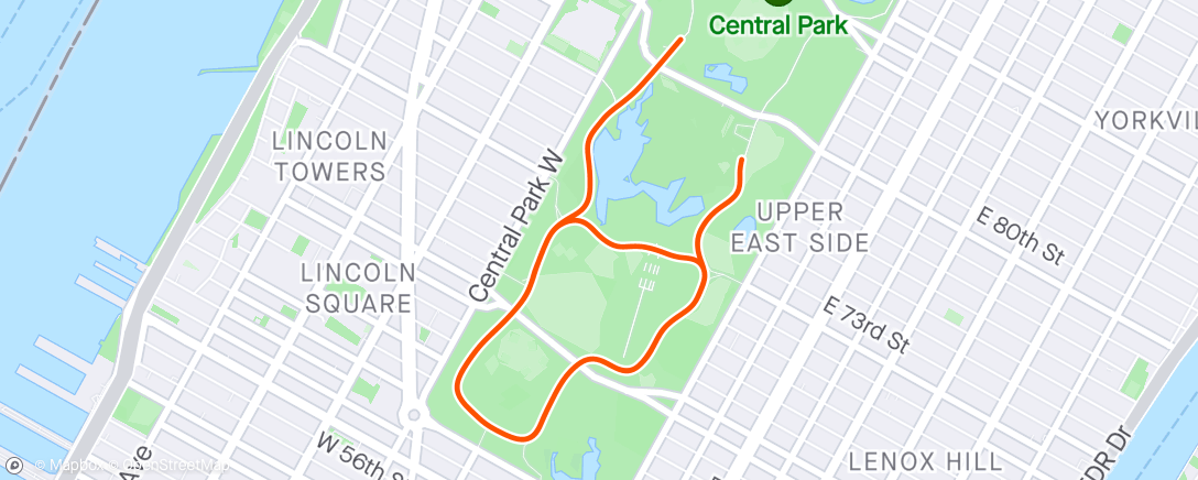 Map of the activity, Zwift - Race: Micro Mountain Massif - Race 2 (C) on LaGuardia Loop Reverse in New York
