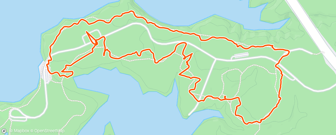 Mapa da atividade, Monday Run