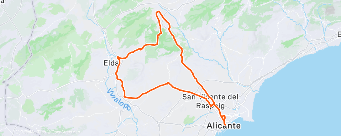 Map of the activity, 4H LoopMaigmo⛰️🇪🇸
