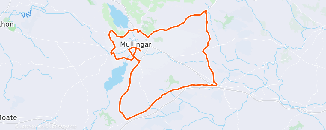 Mappa dell'attività Morning Ride