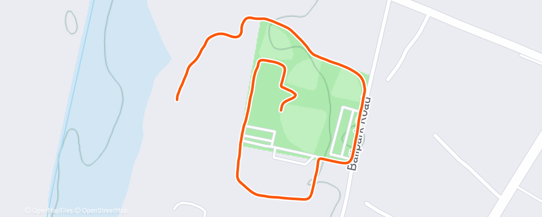 Map of the activity, Afternoon Walk